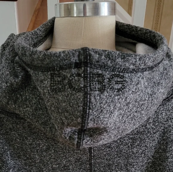BCBGMAXAZRIA Cowl Neck Grey Sweatshirt Hoodie Size Medium - Picture 6 of 8
